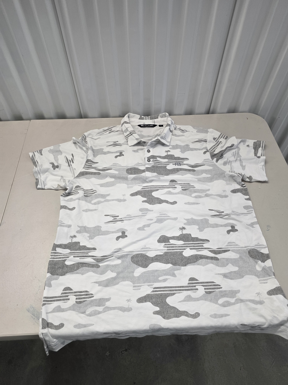 Travis Mathew Hawaiian Polo Shirt Men's Size XL